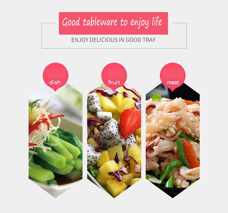 4Pcs/set 12inch Breakfast Plate Dish Coffee Tea Tray Irregular Fruit Bread Food Dessert Dinner Plate Tableware Set