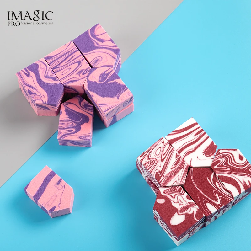10 pcs / Box IMAGIC Makeup Sponge Cosmetic Puff Foundation Beauty Powder Smooth Make UP Gift |