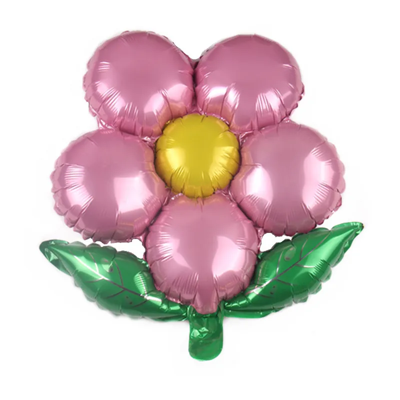 2 шт. 18 дюймов цветы алюминиевая фольга розовый/синий/золотой/серебристый/красные