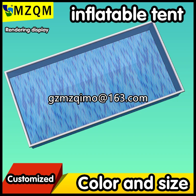 Индивидуальная прозрачная надувная Крышка для бассейна MZQM продажа товара |