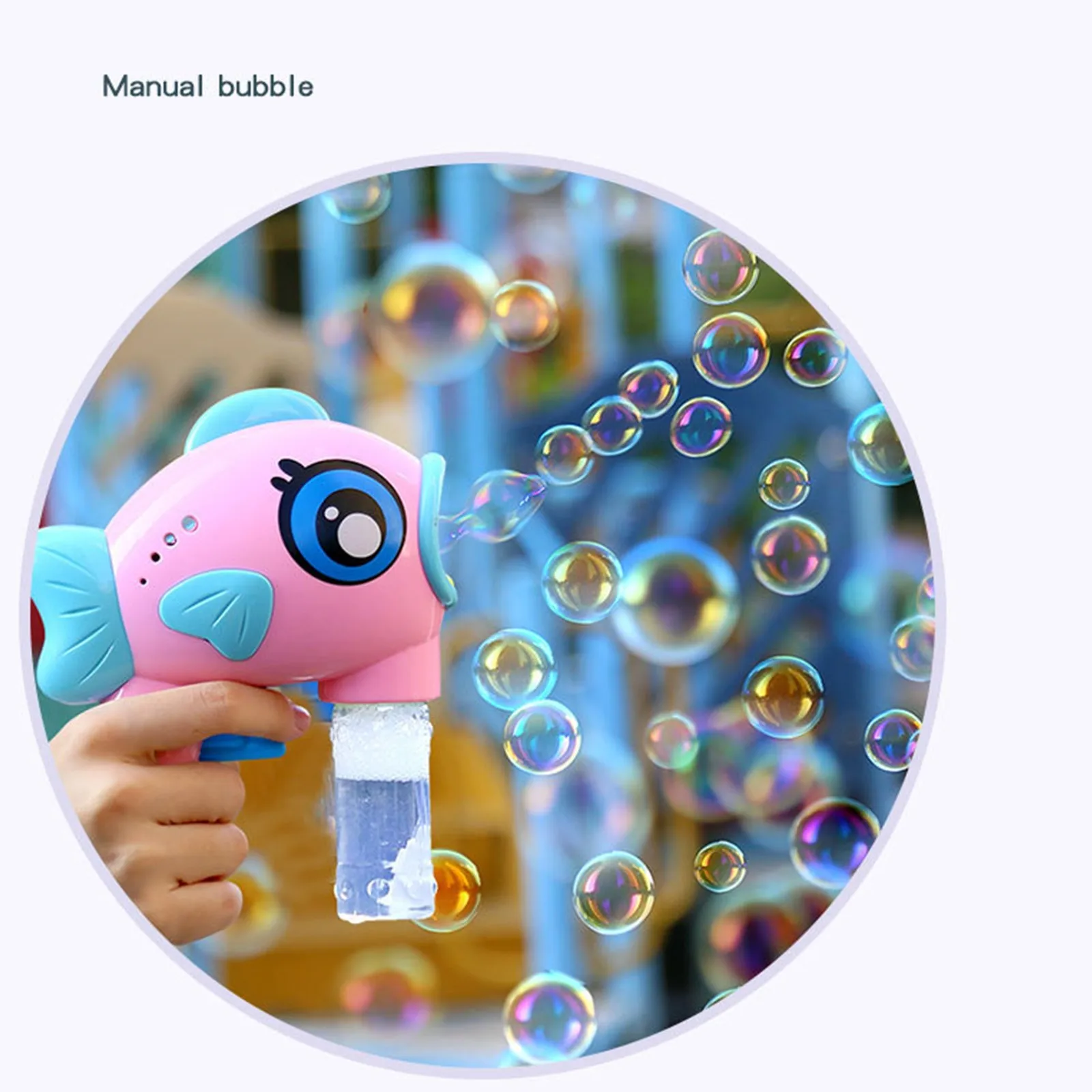 

Cartoon Fish Shape Kawaii Bubble Machine Bubble Blower Automatic Bubble Machine Electric 100ml Free Shipping Jouet Enfant