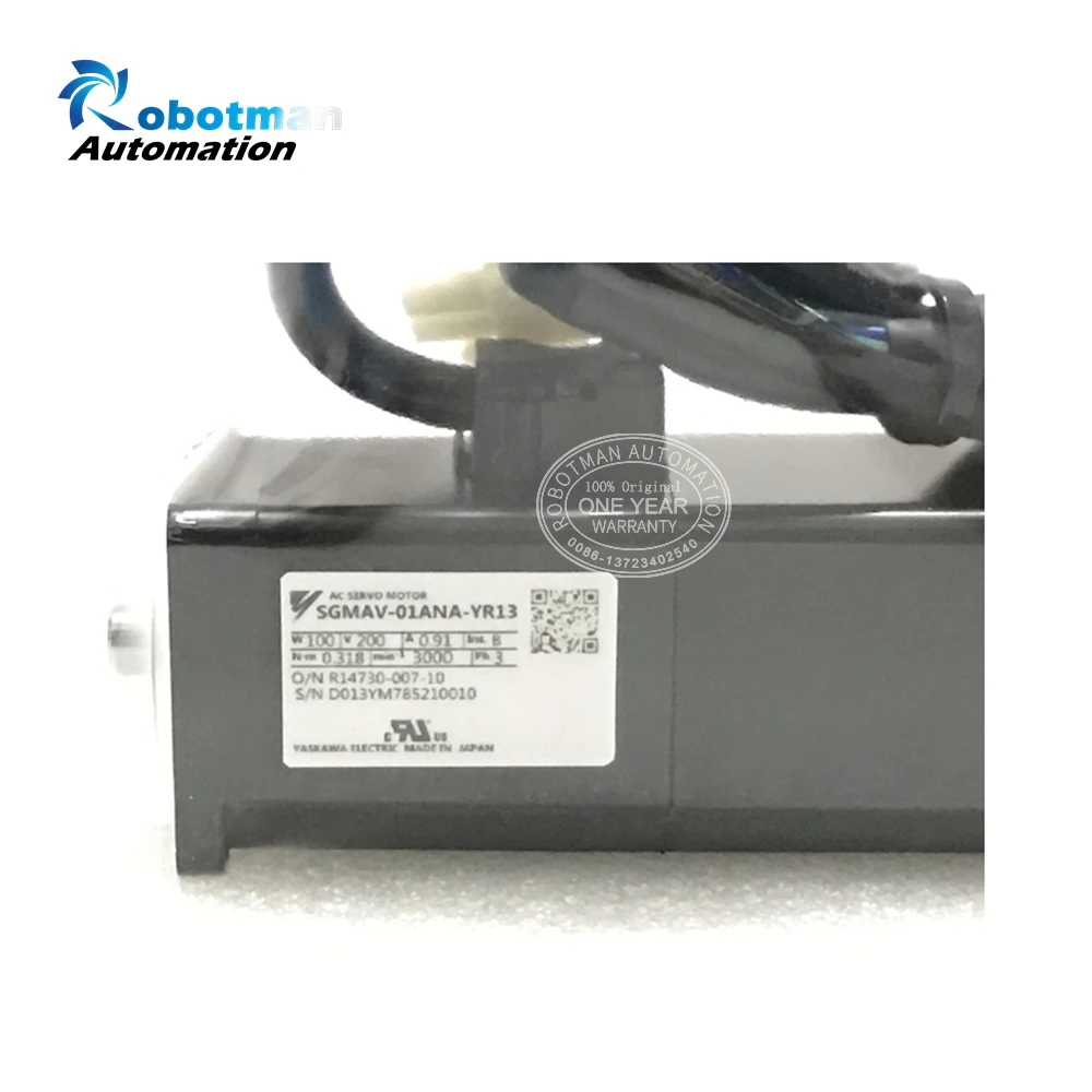 New in box серводвигатель переменного тока SGMAV 01ANA YR13 100W 200V 0.91A с Бесплатная
