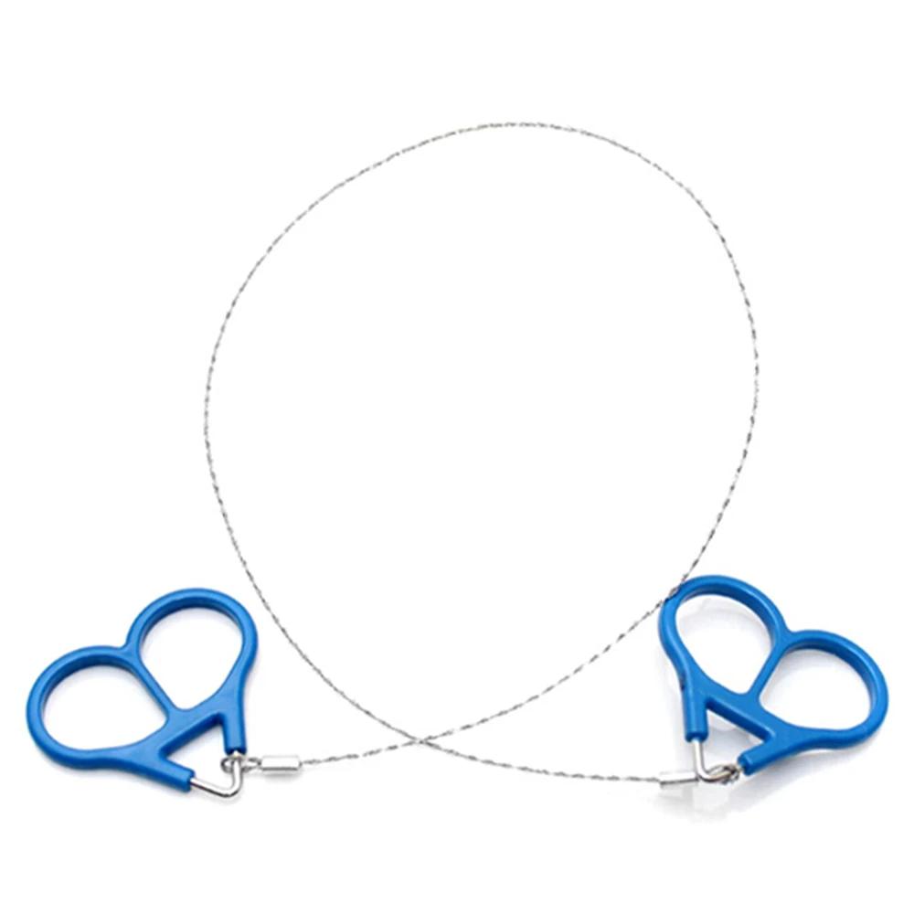 Для выживания в полевых условиях нержавеющая проволочная пила ручная цепная