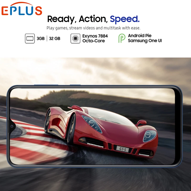 Смартфон Samsung Galaxy A20 A205GN/DS 6 4 дюйма 3 Гб ОЗУ 32 ПЗУ Exynos 7884 восемь ядер Android 9 две