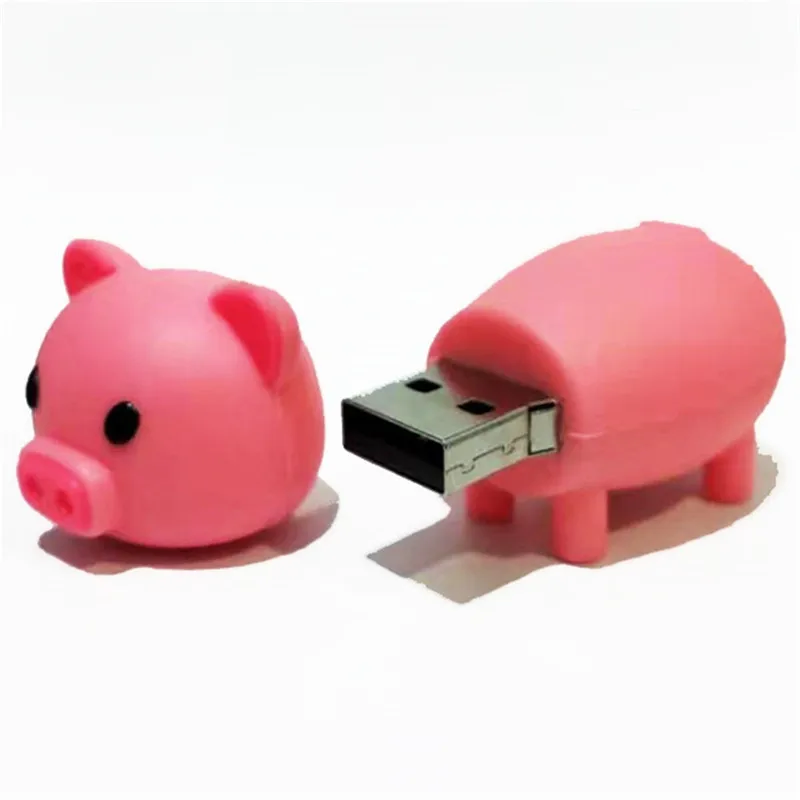 Высокоскоростной флеш накопитель с милой Свинкой из мультфильма Usb 4G/8G/16G/32G/64 GB u