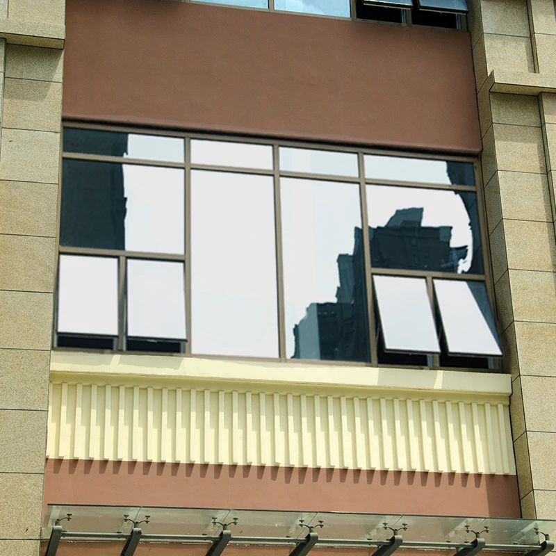 400CM Long One Way Mirrored Window Film Waterproof Silver Insulation Stickers UV Rejection Privacy Windom Tint Films | Дом и сад