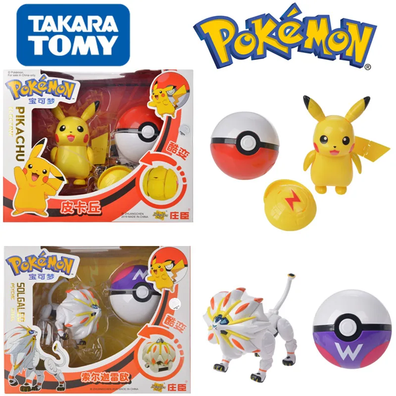 

Покемон кавайная Charizard Pikachu Mewtwo Аниме фигурки эльф мяч игрушки покемон деформированный кукла Эльф Детские игрушки подарок
