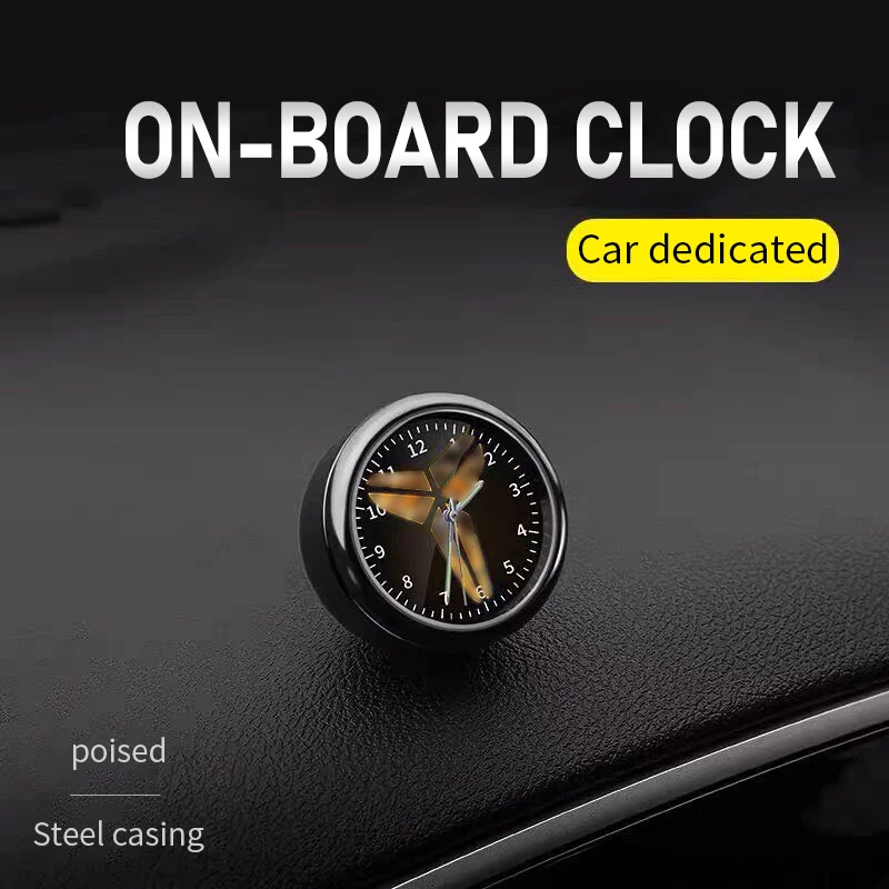 Автомобильные мини часы для приборной панели внутренние цифровые с держателем