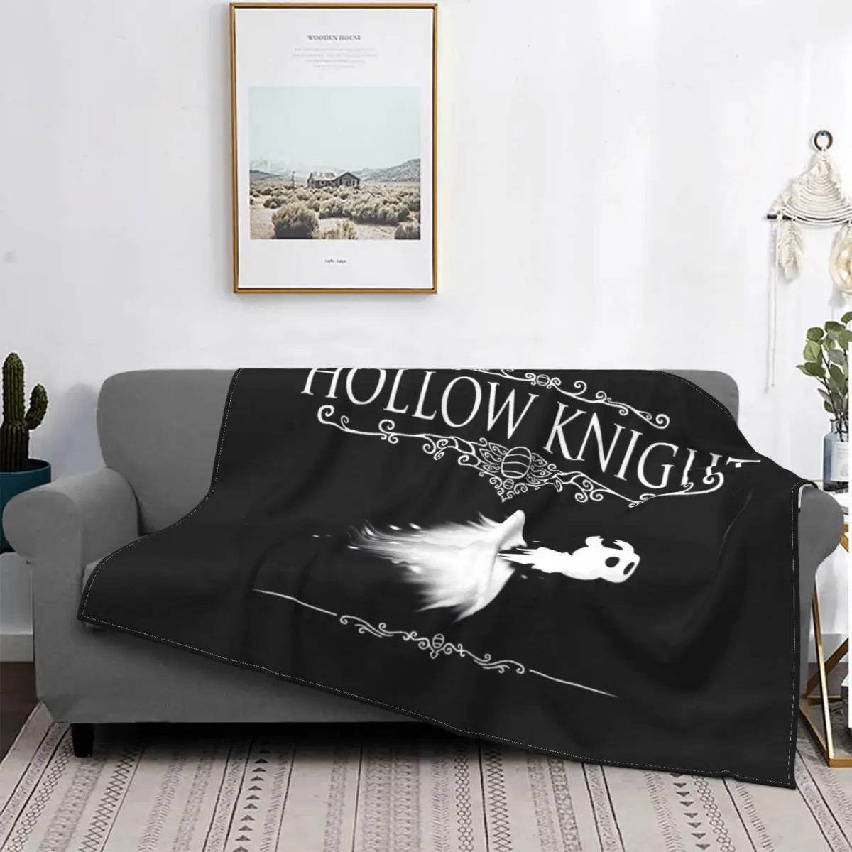 

Hollow Knight-colcha a cuadros para cama, toalla de muselina, manta Thermal, textil de lujo para el доме, 1 manta