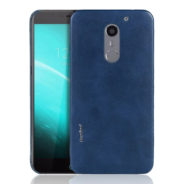 BLUE Обложка на заднюю панель из искусственной кожи для UMI Super чехол Чехол для UMI Super чехол для телефона чехол для UMI Max винтажный деловой чехол - Цвет: BLUE