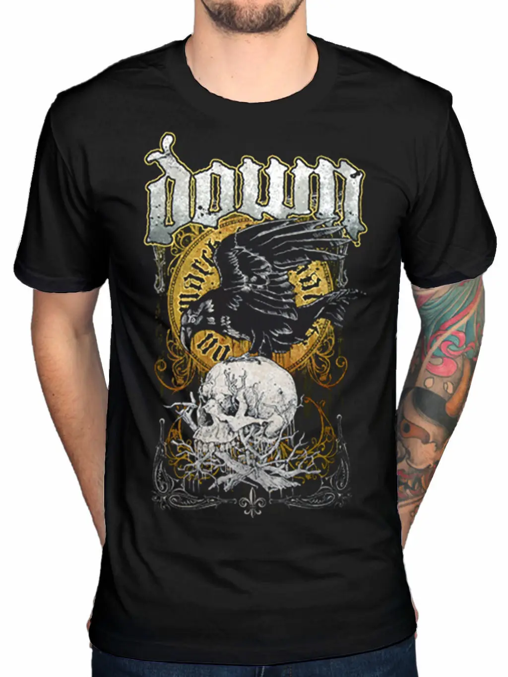 Официальная футболка с изображением черепа болота рок группы Merch Pantera Crowbar Arson Anthem|