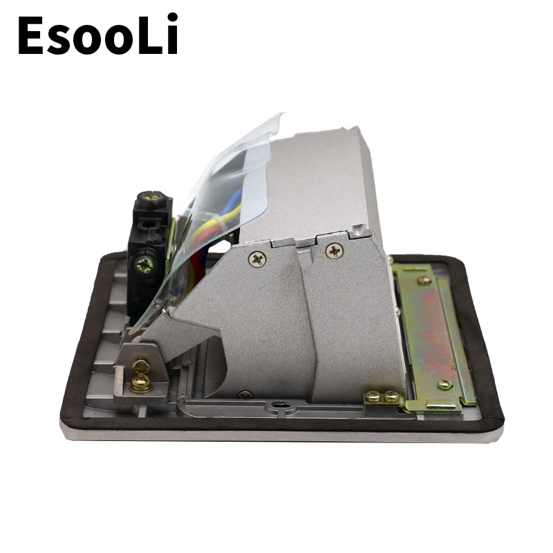 Миниатюрная алюминиевая панель всплывающая розетка для пола США/Таиланда