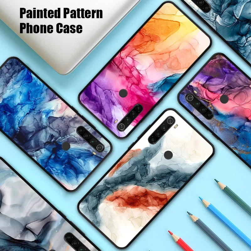 Чехол для телефона Xiaomi Redmi 6A 4A S2 Go 5 Plus чехол с акварельным мраморным рисунком Note 5A 6