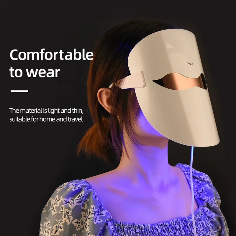 CkeyiN светодиодный маска для лица фотон лечение акне омоложение кожи терапия