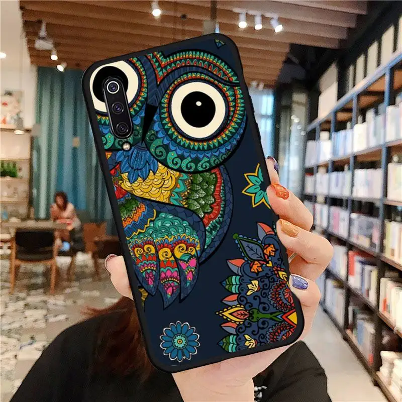 

Cute Owl animal bird Phone Case For Xiaomi Redmi note 4 4X 8T 9 9s 10 K20 K30 cc9 9t pro lite max