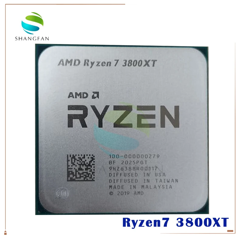 

AMD Ryzen 7 3800XT R7 3800XT 3.9 GHz Eight-Core 16-Thread CPU Processor 100-000000279 Socket AM4 New but without cooler