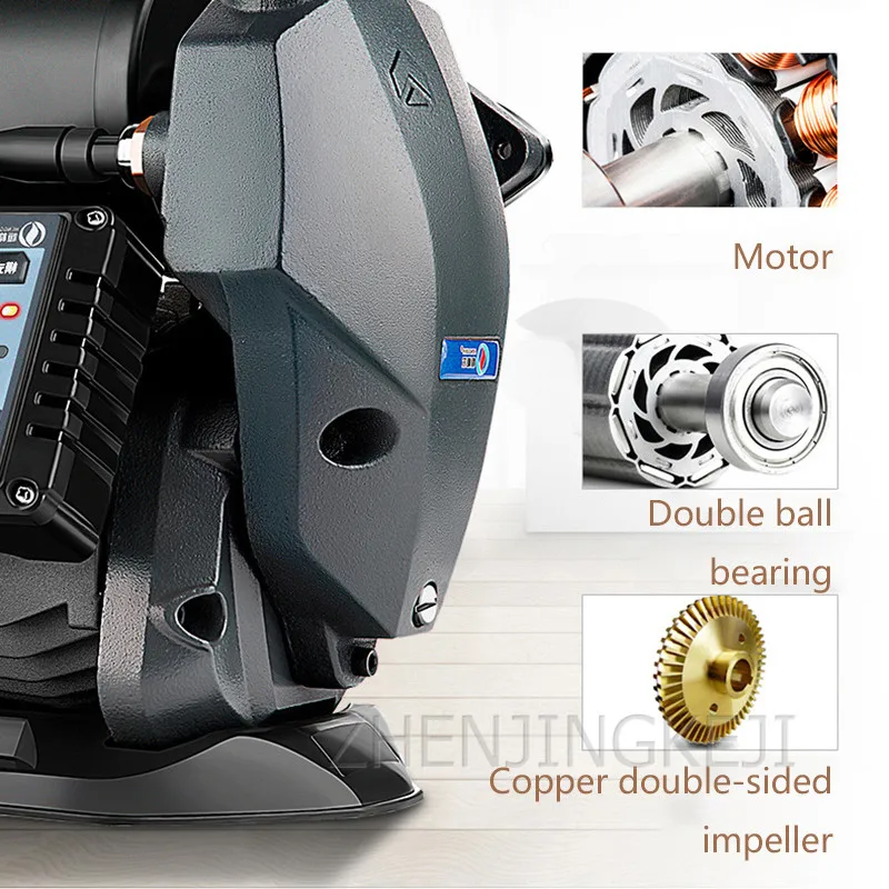 

Home Use 220V Fully Automatic Intelligent Frequency Conversion Booster Pump Water Heater Electric Self-priming Regulator Pump