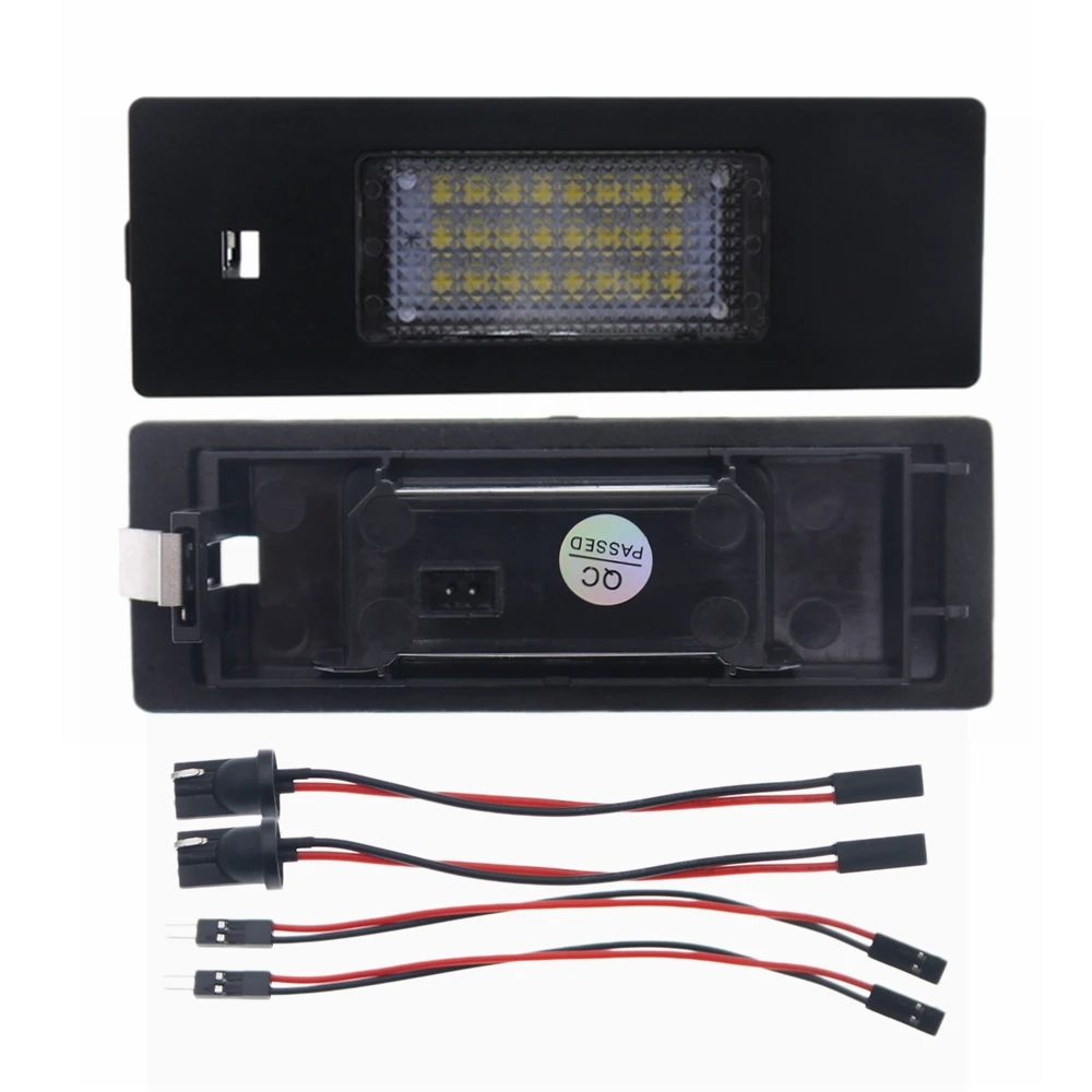 Лампа для номерного знака Canbus 24 светодиода BMW E81 E87 E63 E64 M6 E85 E86 Z4 F12 F13 F20 F21 F06 E89 i3 R55/R55 2