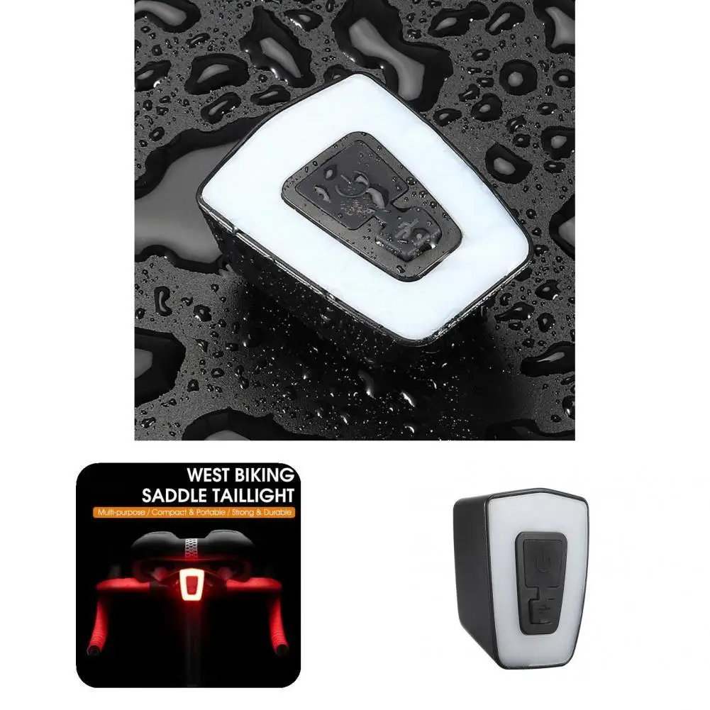 

Convenient Bike Accessory Quick Release Long Endurance USB Tail Light for Bicycle Saddle Tail Light Cushion Taillight