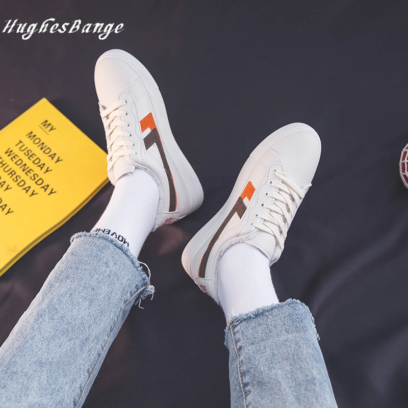 sneakers women Autumn winter new Shoes white Casual comfortable fashion Wild leather canvas tide Running outdoor sports training | Обувь