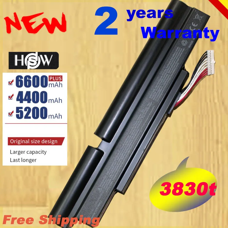 

HSW Laptop Battery For Acer Aspire TimelineX 3830T 4830T 5830T 3830TG 4830TG 5830TG 3INR18/65-2 AS11A3E AS11A5E fast shipping