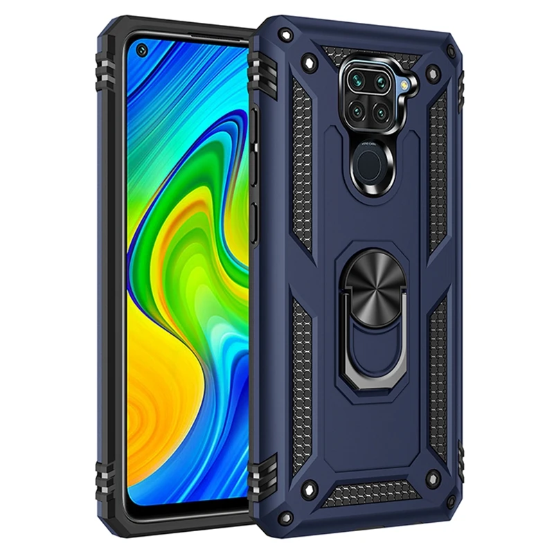 

For Xiaomi Redmi Note 10 9 Pro Max 9S 8 7 7A 8A 9A 9C Mi 10T 11 Lite Case Hard PC Hybrid With Stand Armor Protective Back Cover