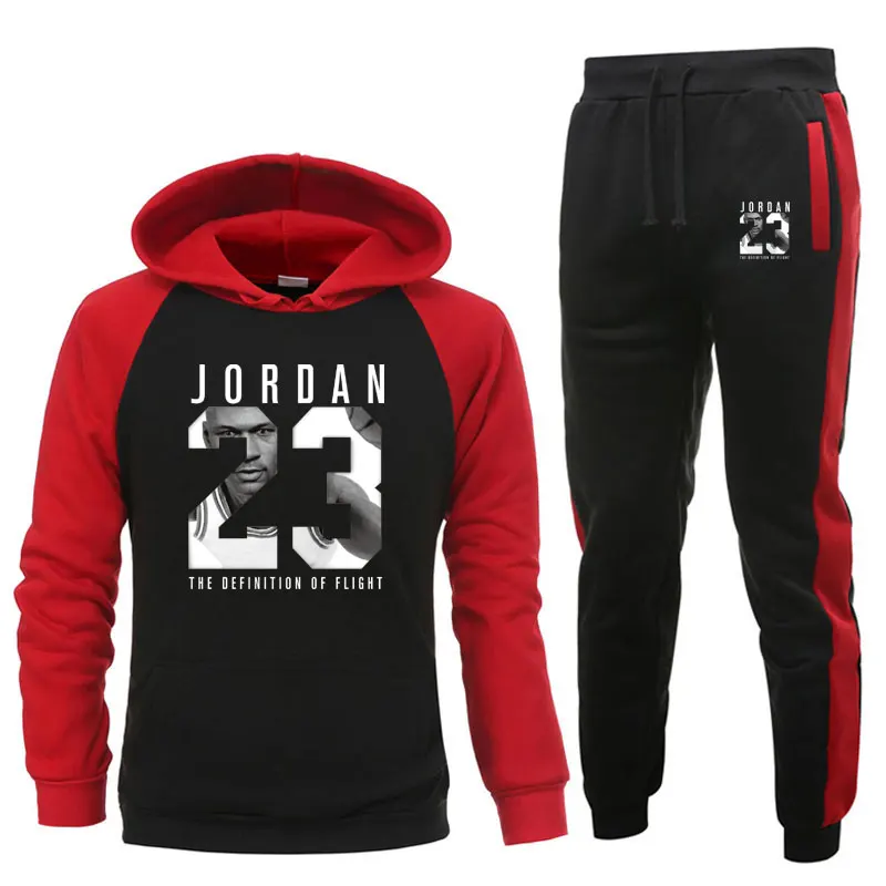 Мужской спортивный костюм Jordan 23 с надписью брендовая спортивная одежда мужская