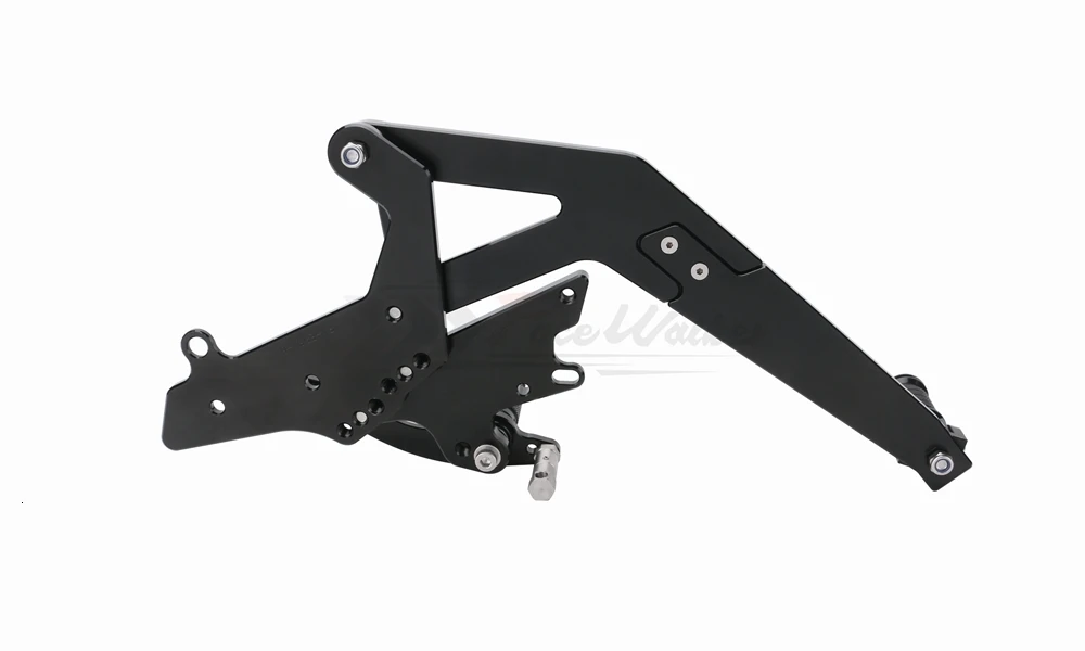 CNC алюминиевый мотоцикл Регулируемый Rearset задний Набор Подножки педаль Подножка для Kawasaki Ninja 650(EX650) ER-6N/ER-6F 2012