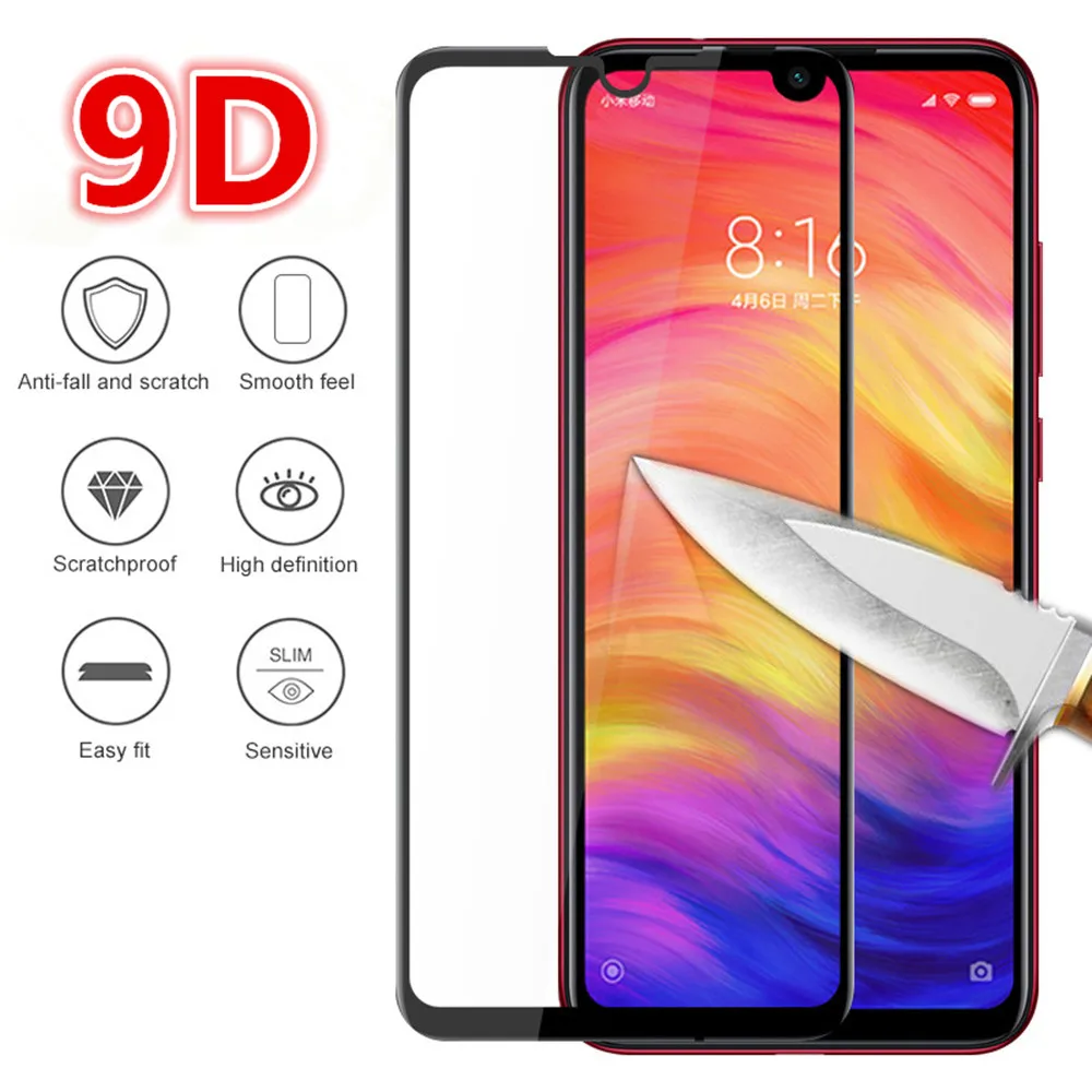 Защитное стекло для xiomi redmi note7 Note 6pro безопасная защита экрана на 8 a 6 6a S2 5 Полное