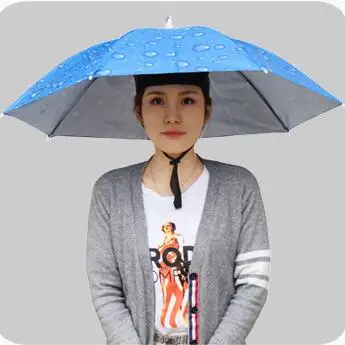 Переносная головная шляпа-зонтик шапка для рыбалки анти-дождь рыбалка