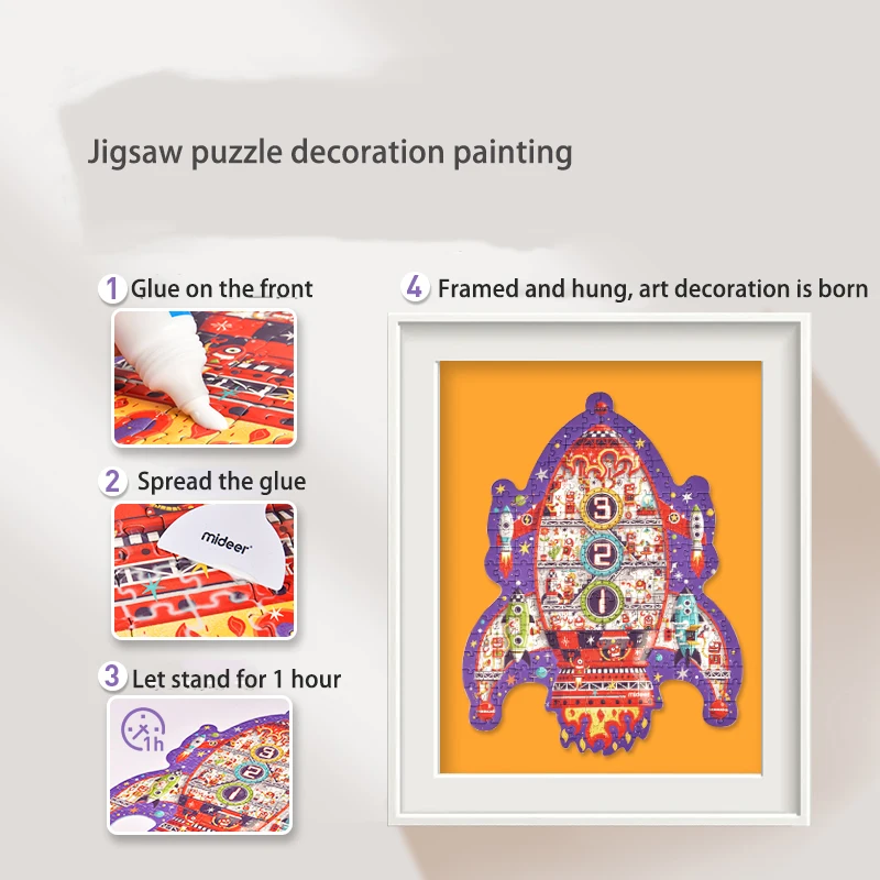Mideer 3D пазлы игрушки искусство воображение родителей и детей|Пазлы| |