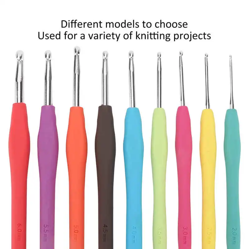 Набор крючков для вязания крючком практичный общего использования