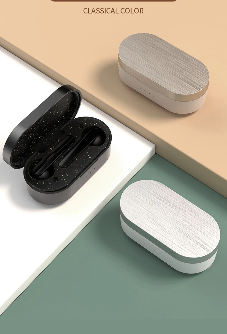 Bluetooth наушники сенсорный Управление шумоподавления вкладыши TWS true беспроводные