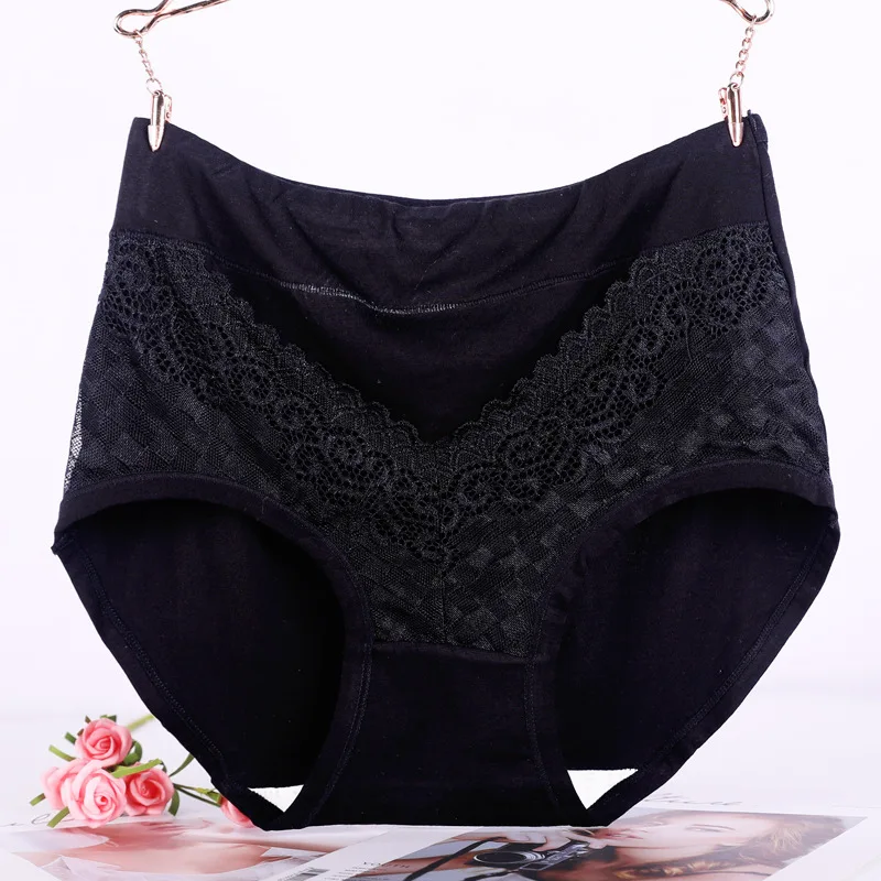 

3pcs/5pcs Seamless Briefs Modal Women's Underpants Lingerie Lace Panties High Waist Breathable Underwear Female Intimates