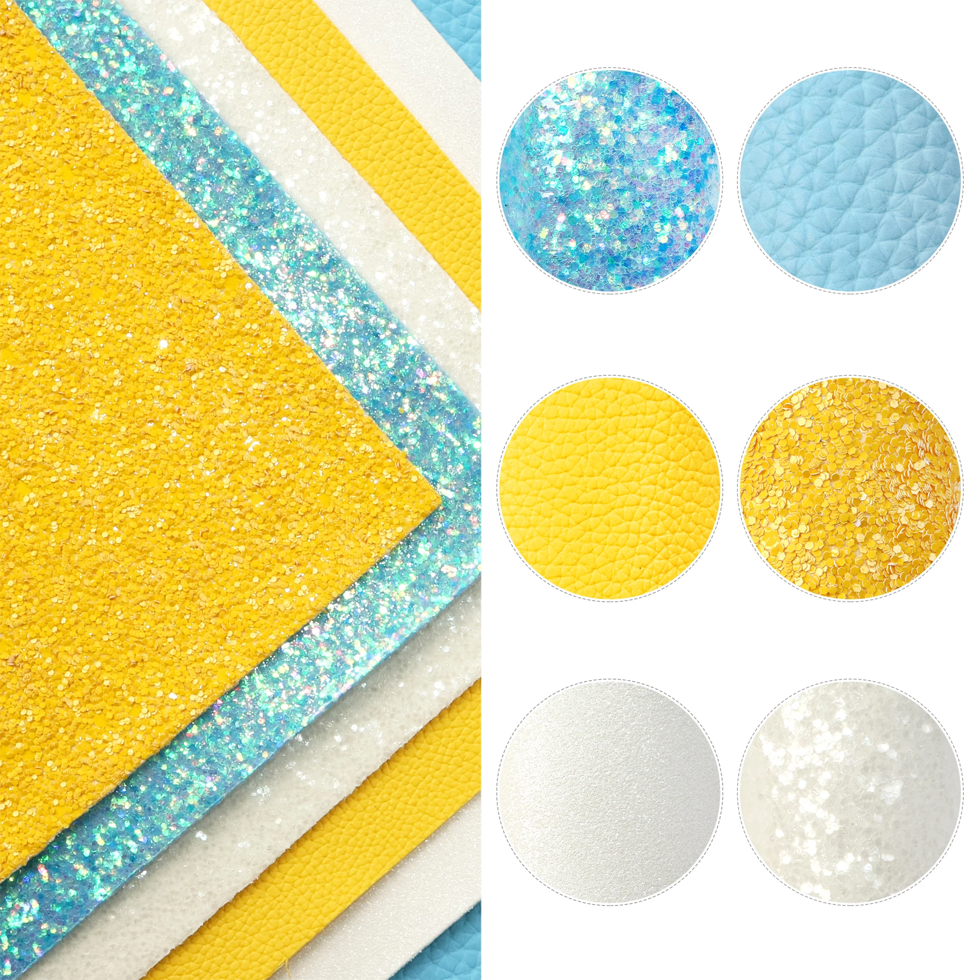 

20*33cm Solid Glitter Bump Texture Faux Synthetic Leather For Bows Earring DIY Craft Handmade Material,1Yc16135