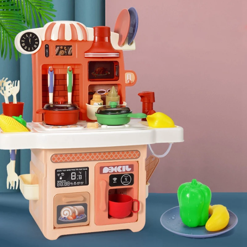 Cooking Food Sets Vegetables Fruits Pretend Play Kitchen Kits Toy for Children with Toys | Игрушки и хобби