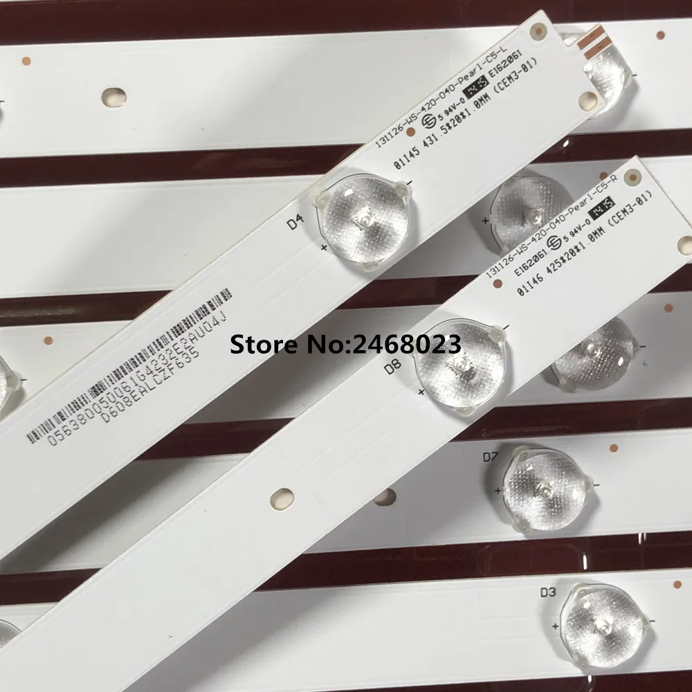 Новинка 10 шт./компл. Светодиодная лента для подсветки Pana sonic 42LRU70 sv0420a88 _ rev3_b
