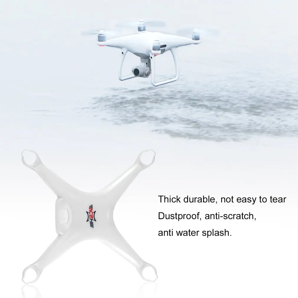 Silicone Removable Dust-proof Anti-proof Fuselage Body Protective Cover Skin Shell Case FOR DJI Phantom 4 | Электроника