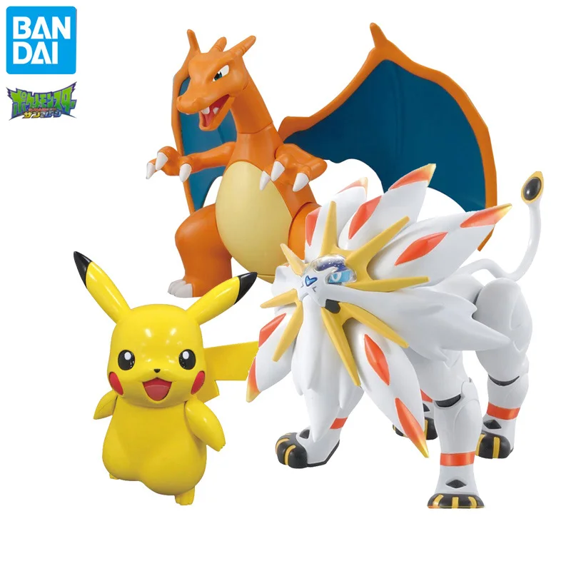 Оригинальная фигурка Bandai сборная Пикачу детектив Спитфайр Дракон супер мечта