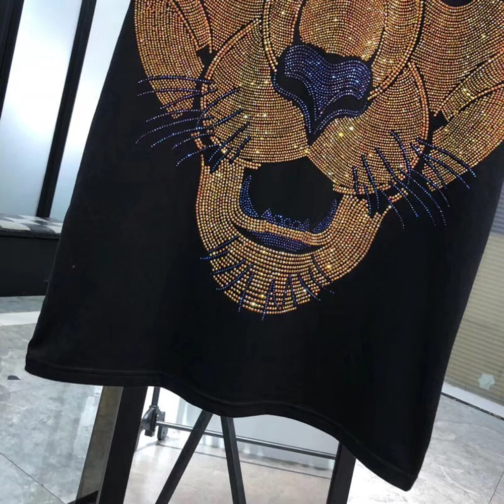 DUYOU/Летняя футболка с короткими рукавами Свободная хлопковая Футболка принтом