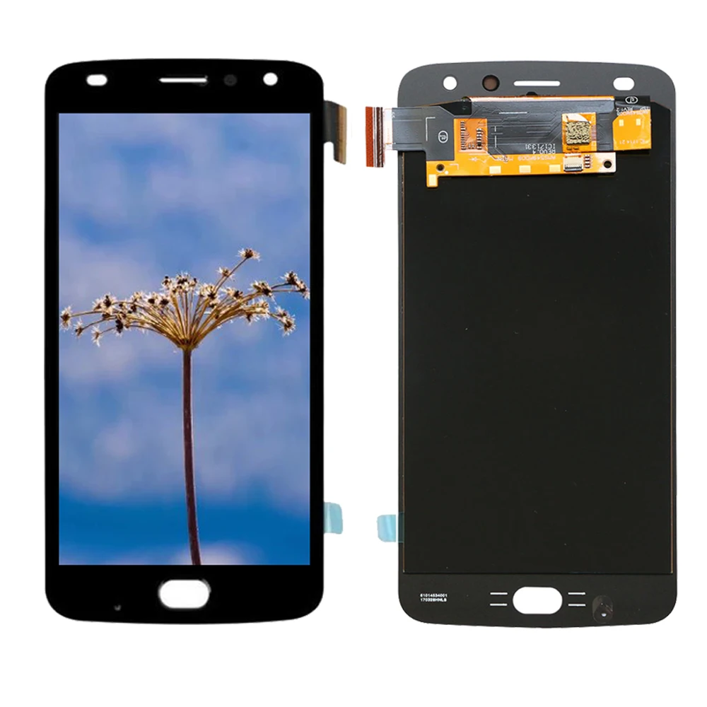 OLED дисплей для Motorola Moto Z2 Play ЖК-дисплей с сенсорным экраном Замена Черный Белый XT1070