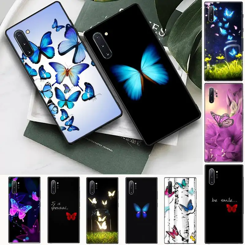 

Butterfly cute color Phone Case For Samsung Galaxy S8 S9 S10 Plus S10E Note 3 4 5 6 7 8 9 10 Pro Lite cover