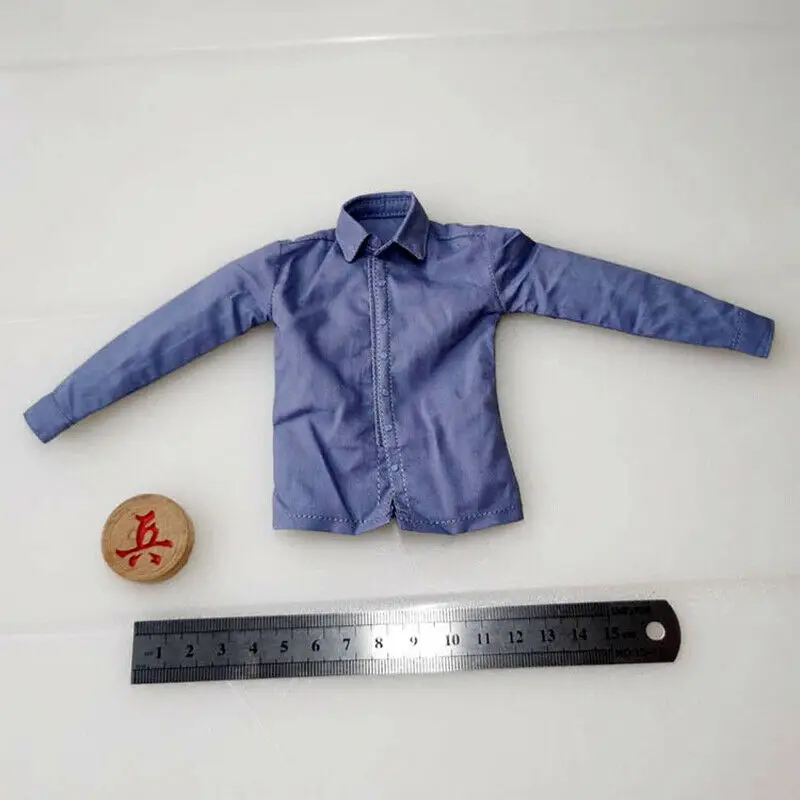 

Модель рубашки D80149 1/6 времен Второй мировой войны, немецкая сердинговая мажорная серая для 12 дюймов