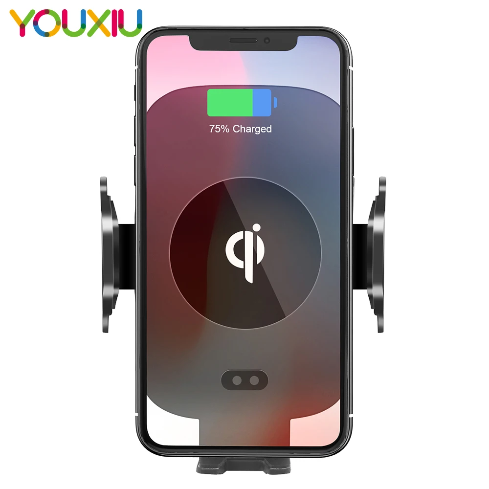 Быстрое беспроводное автомобильное зарядное устройство держатель для телефона