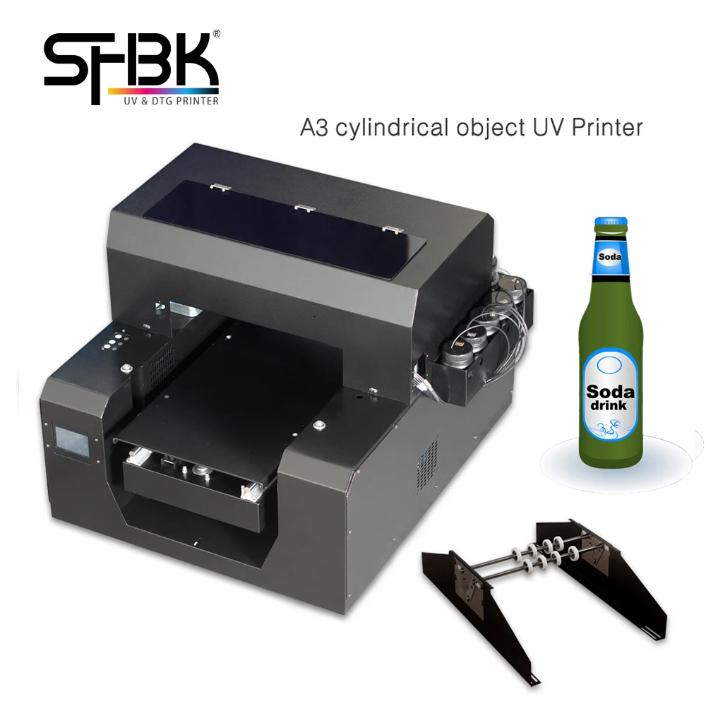 Шбк. Multifunct УФ принтеры цилиндрическая емкость принтер A3 планшет печатная машина