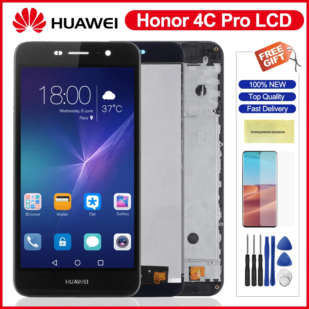 ЖК-дисплей 5 0 дюйма для Huawei Honor 4C Pro сенсорный экран дигитайзер сборка Замена 4CPro -