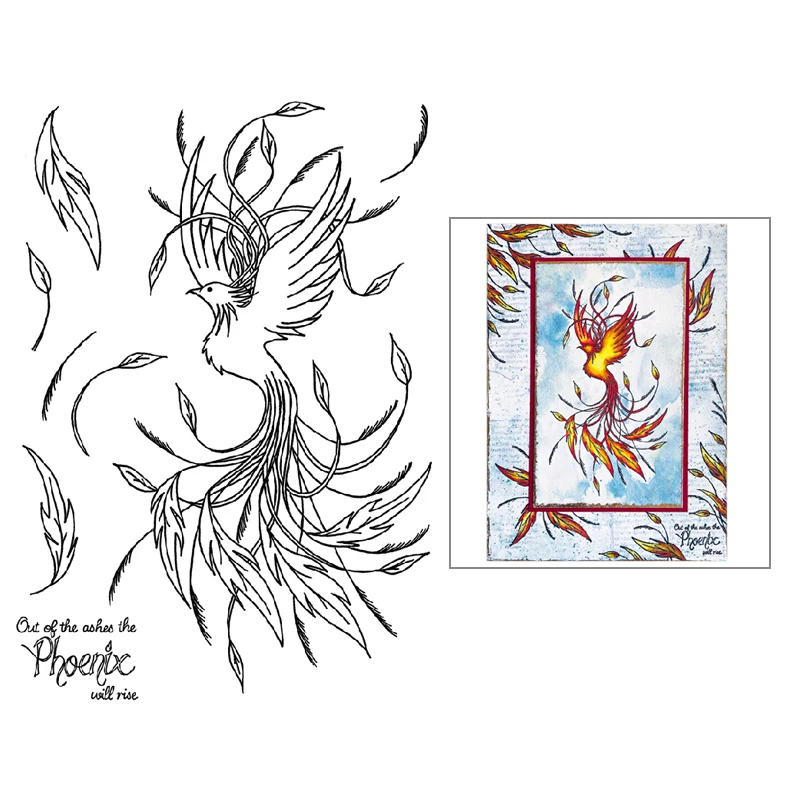 

Новинка 2021, прозрачные штампы с рисунком животных, птиц, ларков для творчества, Изготовления Бумажных поздравительных открыток и скрапбуки...