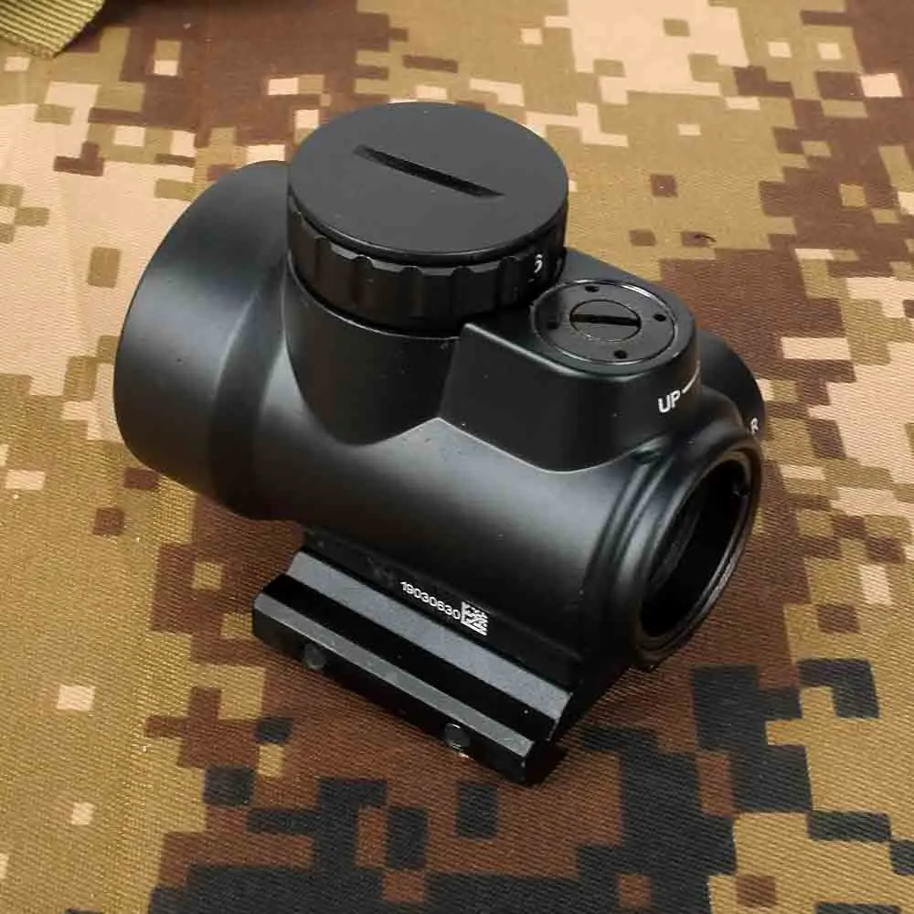 Тактический 1X25 MRO Reflex-style 2,0 MOA Регулируемый Красный точечный прицел Крепление подходит для Пикатинни-черный