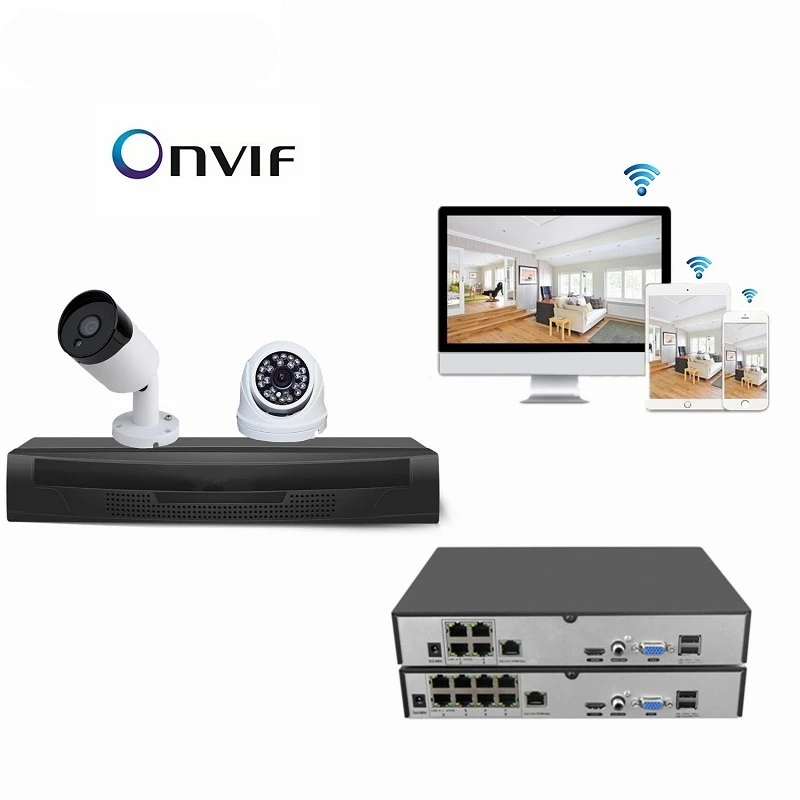 Камера видеонаблюдения XM HD Аудиозапись МП POE IP водонепроницаемая инфракрасная P2P