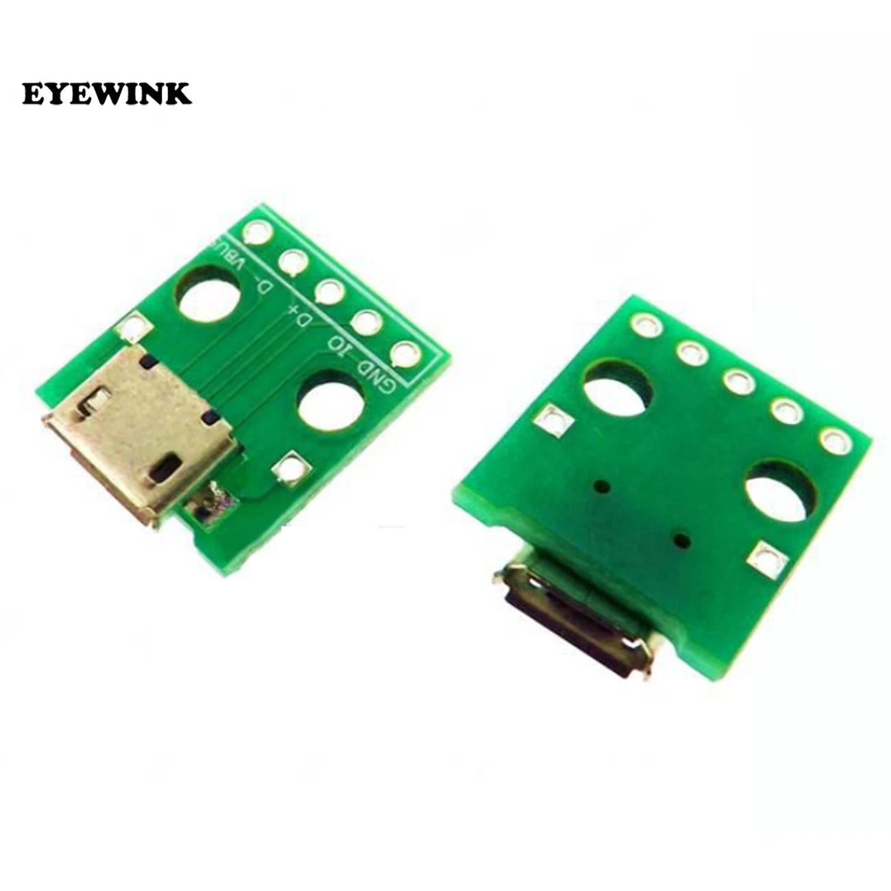 50 шт. микро USB адаптер DIP 5pin Женский Разъем | Электронные компоненты и